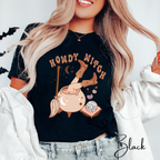 Howdy Witch T-Shirt | Cowgirl Witch in Cauldron Western Bella Canvas 3001 Tshirt