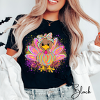 Graffiti Style Turkey Shirt | Thanksgiving Graphic Tee | Bella Canvas 3001