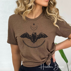 Bat Conservation Shirt | Protect Our Nocturnal Pollinators Bella Canvas 3001 Tee