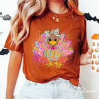 Graffiti Style Turkey Shirt | Thanksgiving Graphic Tee | Bella Canvas 3001