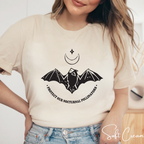 Bat Conservation Shirt | Protect Our Nocturnal Pollinators Bella Canvas 3001 Tee