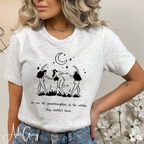 🔥 We Are the Granddaughters of the Witches They Could Not Burn | Women’s Empowerment Witchy Tee ✨ Dancing Sisters Feminist Graphic Shirt 🌙🖤 Bella Canvas 3001 Tshirt