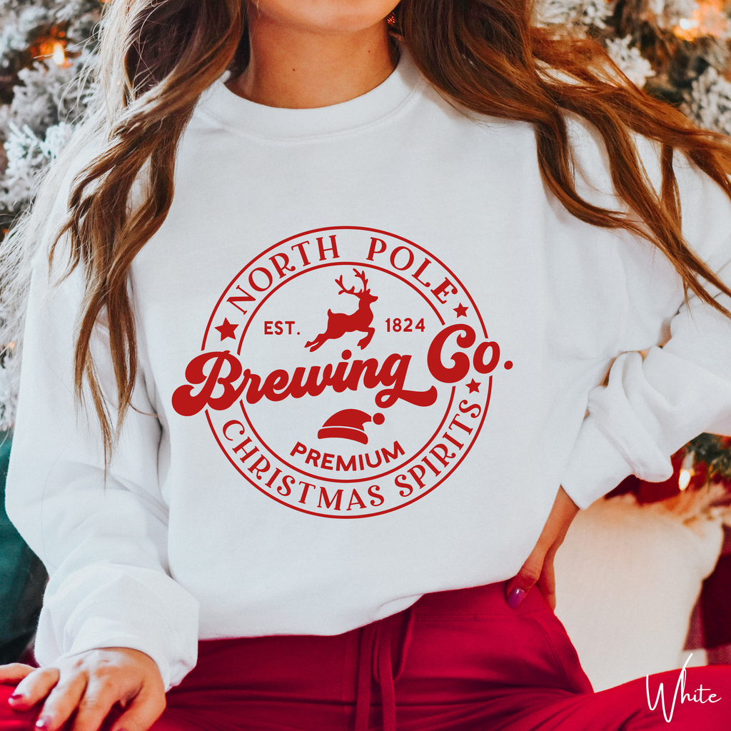 North Pole Brewing Company Christmas Gildan 18000 Sweatshirt