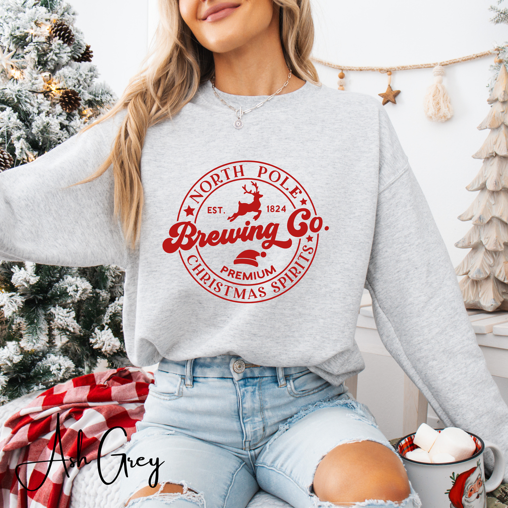 North Pole Brewing Company Christmas Gildan 18000 Sweatshirt