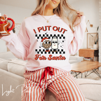I Put Out For Santa Christmas Gildan 18000 Sweatshirt