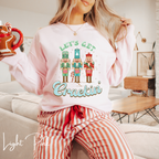Lets Get Crackin Nutcracker Christmas Gildan 18000 Sweatshirt