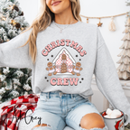 Christmas Crew Gingerbread House Gildan 18000 Sweatshirt