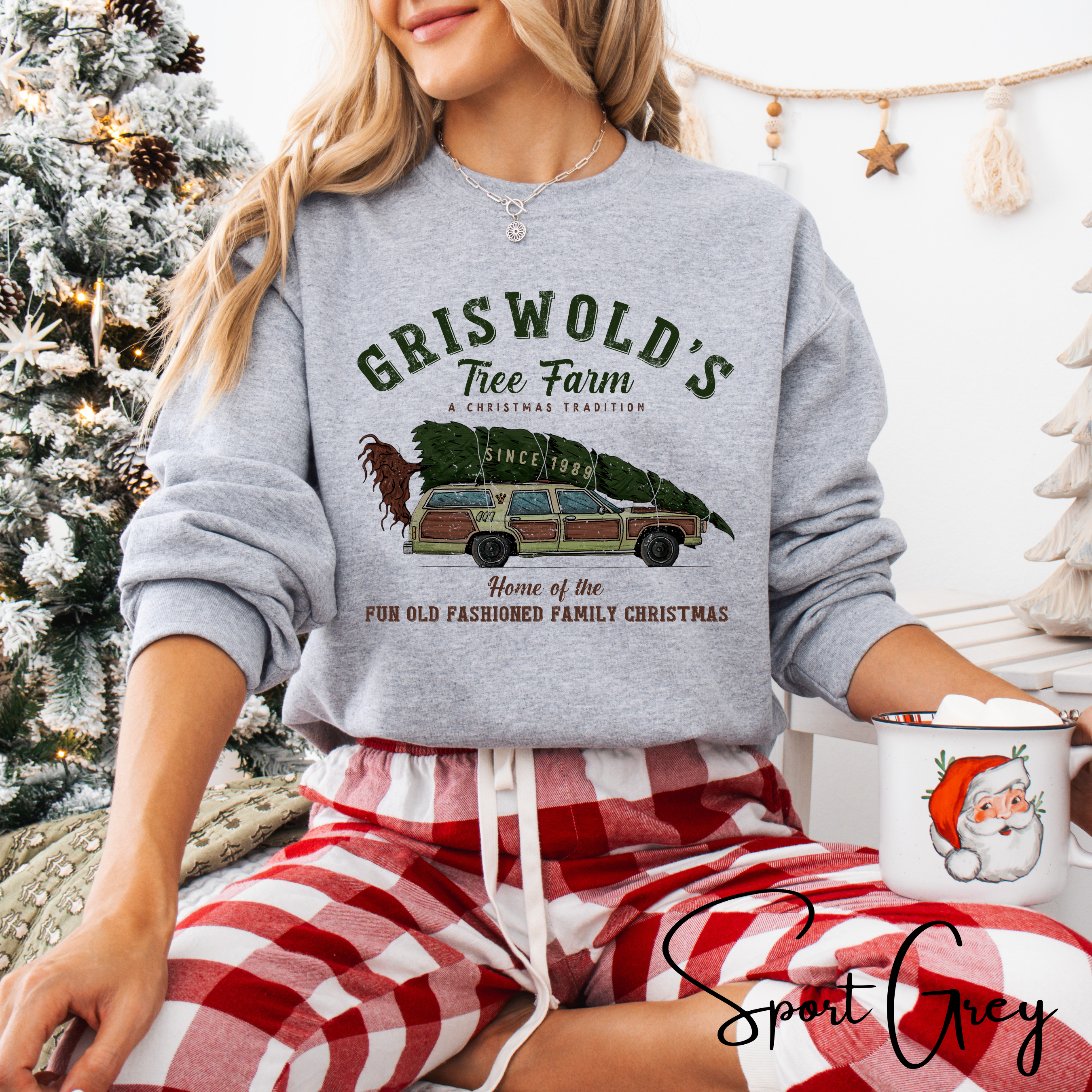 Griswold Family Christmas Tree Farm Gildan 18000 Sweatshirt