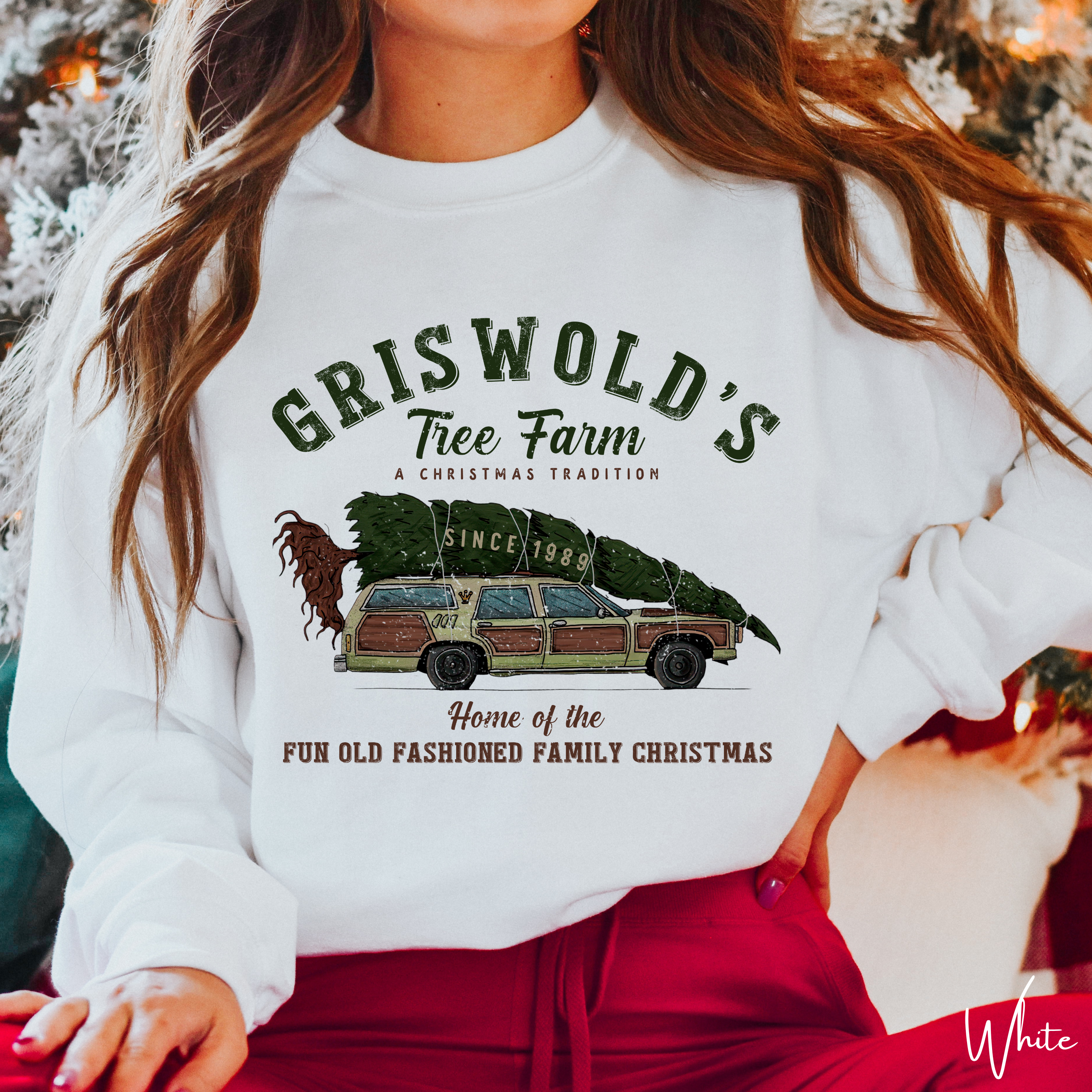 Griswold Family Christmas Tree Farm Gildan 18000 Sweatshirt