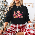 🌟 “Cosmic Christmas Cutie Rocket Sweatshirt” – Gildan 18000 🌟