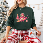 🌟 “Cosmic Christmas Cutie Rocket Sweatshirt” – Gildan 18000 🌟