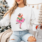 🎀 “Candy Cane Cutie Christmas Sweatshirt” – Gildan 18000 🎀