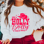 Holly Dolly Christmas Gildan 18000 Sweatshirt