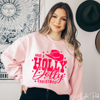 Holly Dolly Christmas Gildan 18000 Sweatshirt