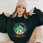 Changed for Good Wicked Snow Globe Sweatshirt ✨🧙‍♀️💚❄️ | Cozy Gildan 18000 Crewneck