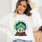 Changed for Good Wicked Snow Globe Sweatshirt ✨🧙‍♀️💚❄️ | Cozy Gildan 18000 Crewneck