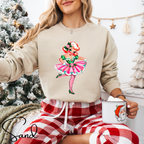 🎀 “Candy Cane Cutie Christmas Sweatshirt” – Gildan 18000 🎀