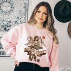 1. Vintage Sassy Cowgirl Sweatshirt | “The Hell I Won’t” Western Graphic Gildan 18000 Sweatshirt