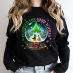 Changed for Good Wicked Snow Globe Sweatshirt ✨🧙‍♀️💚❄️ | Cozy Gildan 18000 Crewneck