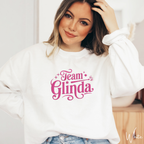 Embroidered “Team Glinda” Sweatshirt ✨💖 | Gildan 18000 | Cute Cozy Magical Aesthetic Crewneck