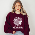 ✨ God Is Good All the Time Sweatshirt – Gildan 18000 | Christian Faith Crewneck 🌸🙏