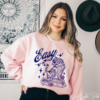 “Easy” Tiger Graphic Sweatshirt 🐅 | Cozy Gildan 18000 Easy Tiger Graphic Crewneck