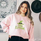 Embroidered “Team Elphaba” Sweatshirt 💚✨ | Gildan 18000 | Witchy Cozy Emerald Aesthetic Crewneck