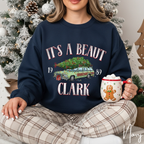 It’s a Beaut, Clark Sweatshirt – Griswold Family Vacation Station Wagon Christmas Gildan 18000 Sweatshirt