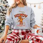 🤠🍪 Howdy Christmas Gingerbread Cowboy Sweatshirt – Western Holiday Crewneck • Cute Cowgirl Christmas Aestheti