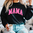 ✨ MAMA Floral Sweatshirt – Gildan 18000 | Cozy Pink Flower Mama Gildan 18000 Crewneck 💗🌸