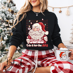 Santa Mugshot Sweatshirt | I Do It for the Ho’s Funny Holiday Gildan 18000 Sweatshirt