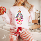 🎄💋 Christmas Tree Cutie Gildan 18000 Sweatshirt – Retro Pinup Holiday Crewneck • 50s Vintage Christmas Aesthetic